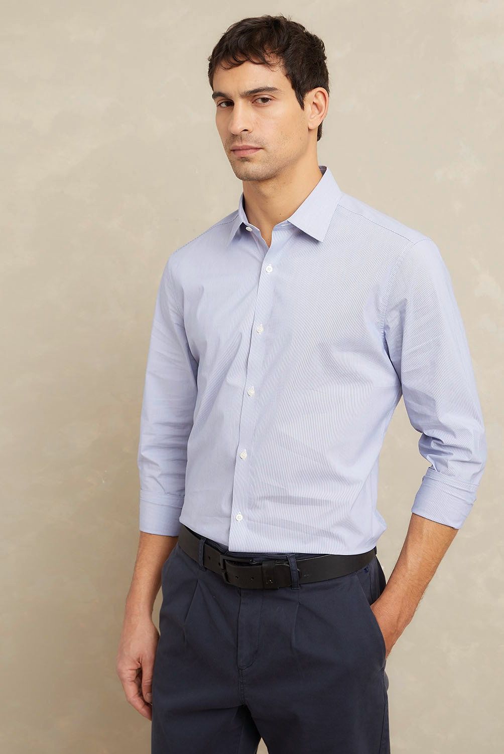 WOLF&HANK - Camisa de Vestir Algodón Wolf&Hank Hombre