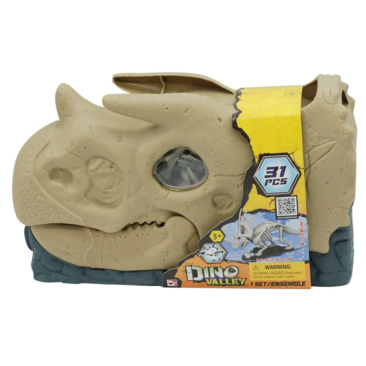 DINO VALLEY - Maleta Dinosaurio Esqueleto Dino Valley