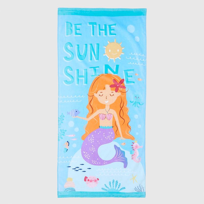 MICA KIDS - Toalla Infantil Sirena Mica Kids