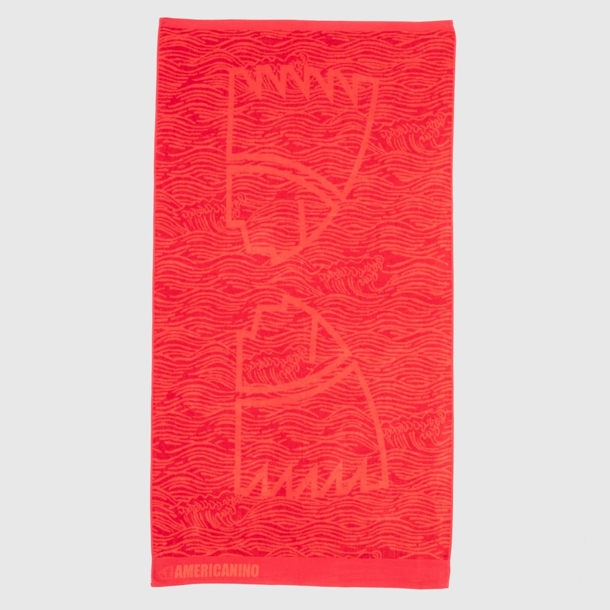 AMERICANINO - Toalla De Playa Jac Logo Rojo 100X180 Americanino