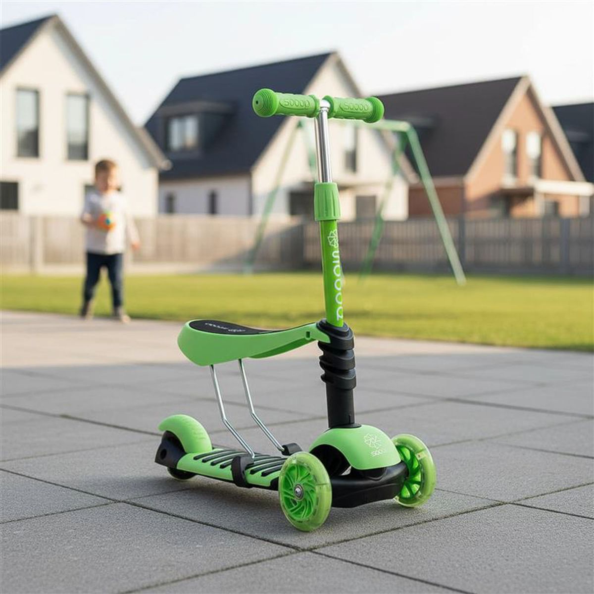 SCOOP - Scooter 2 en 1 Scoop Infantil Verde