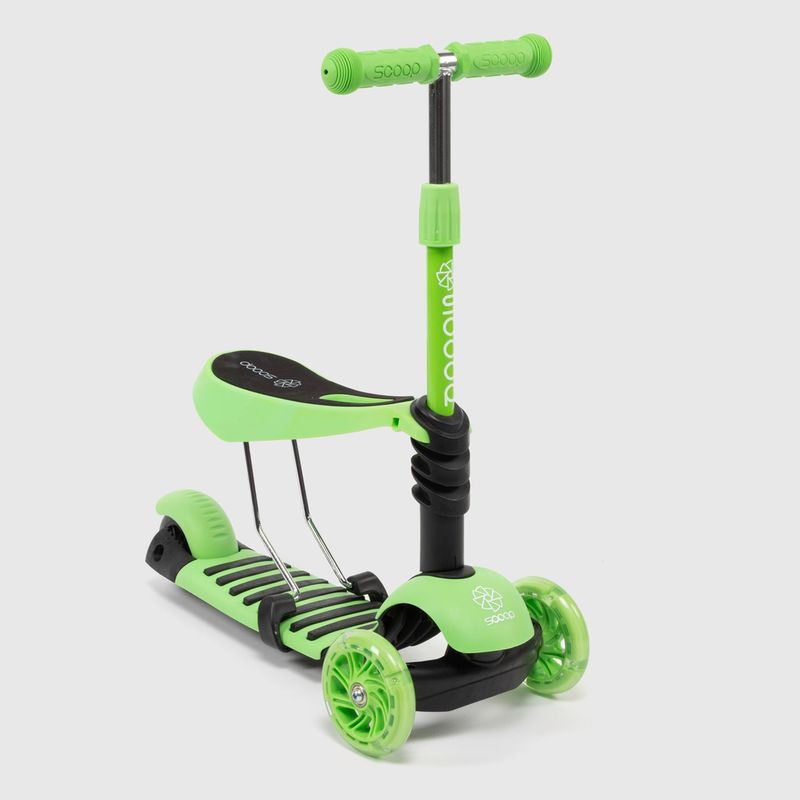 SCOOP - Scooter 2 en 1 Scoop Infantil Verde