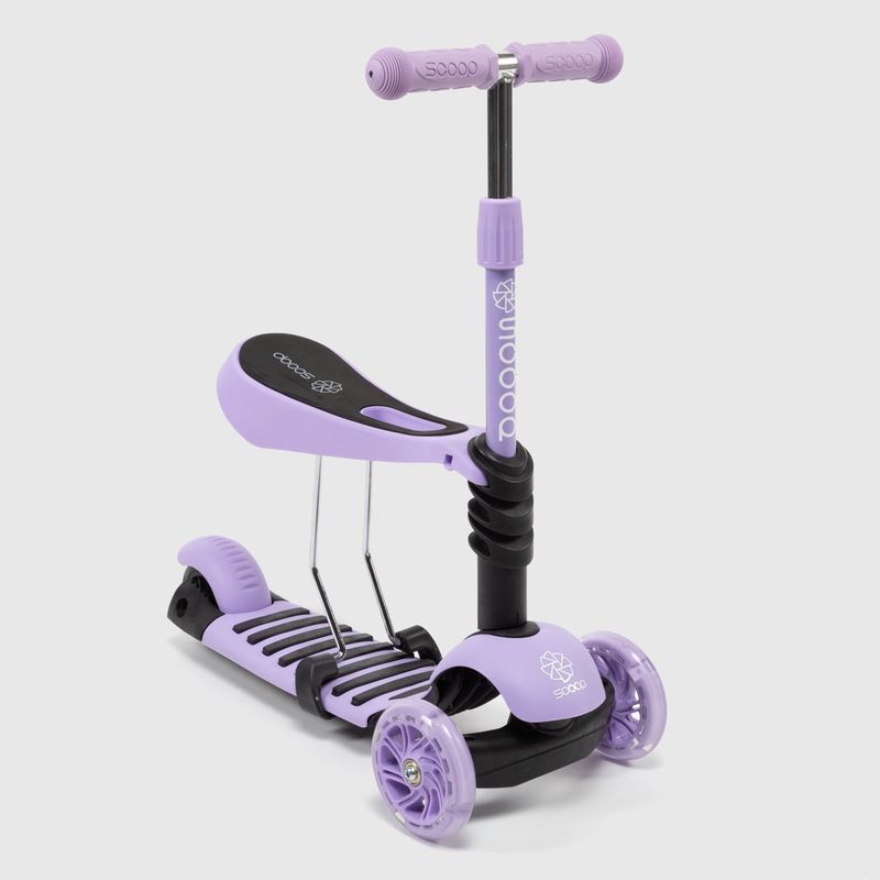 SCOOP - Scooter 2 en 1 Morado Scoop