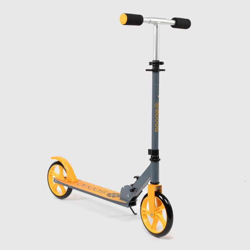 SCOOP - Scooter Infantil Scoop Llanta Grande Aluminio Gris y Naranja