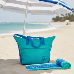BENETTON - Bolso Playa + Toalla