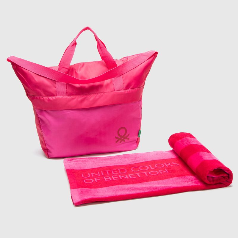 BENETTON - Bolso Playa + Toalla Benetton