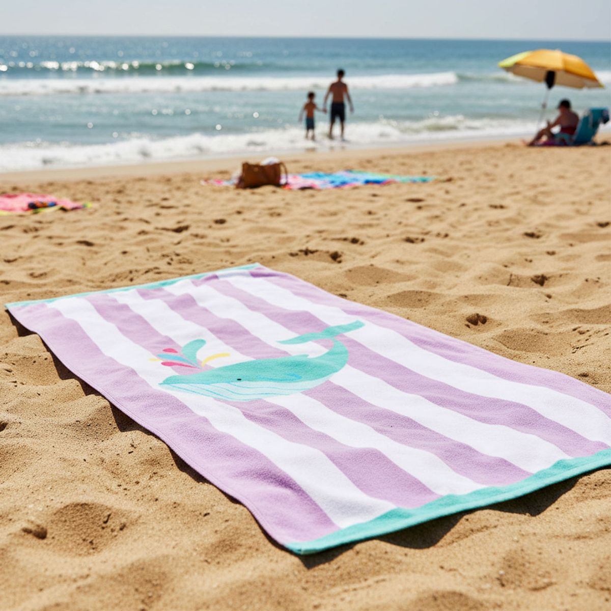 MICA KIDS - Toalla Playa Infantil Whale Mica Kids