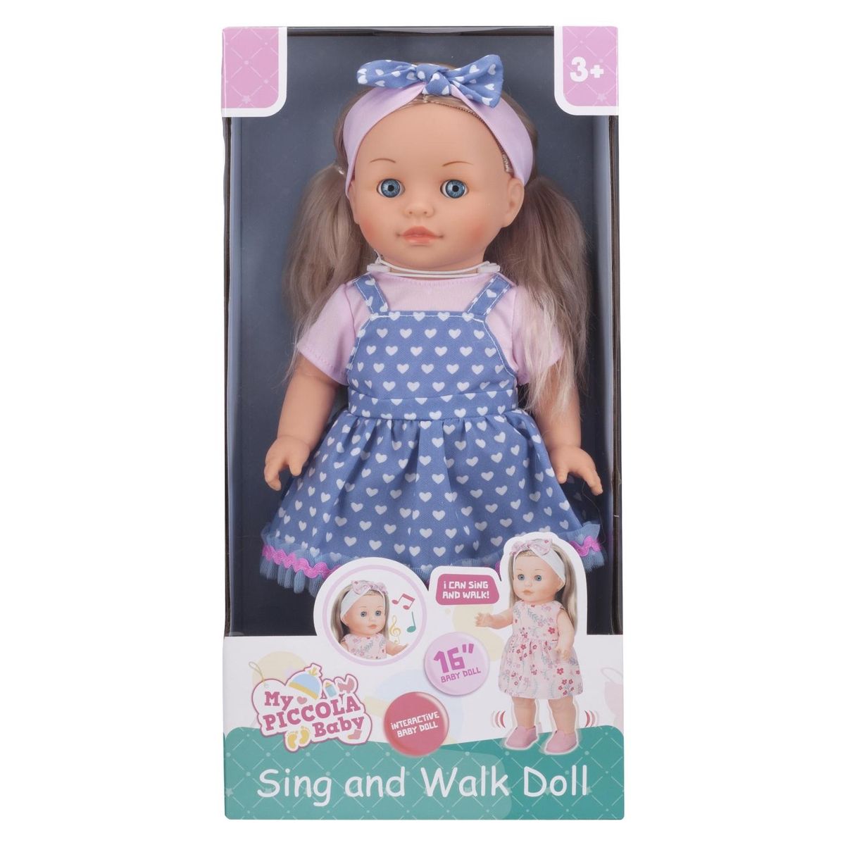 PICCOLA BABY - Muñeca Interactiva que Camina Y Canta Piccola Baby