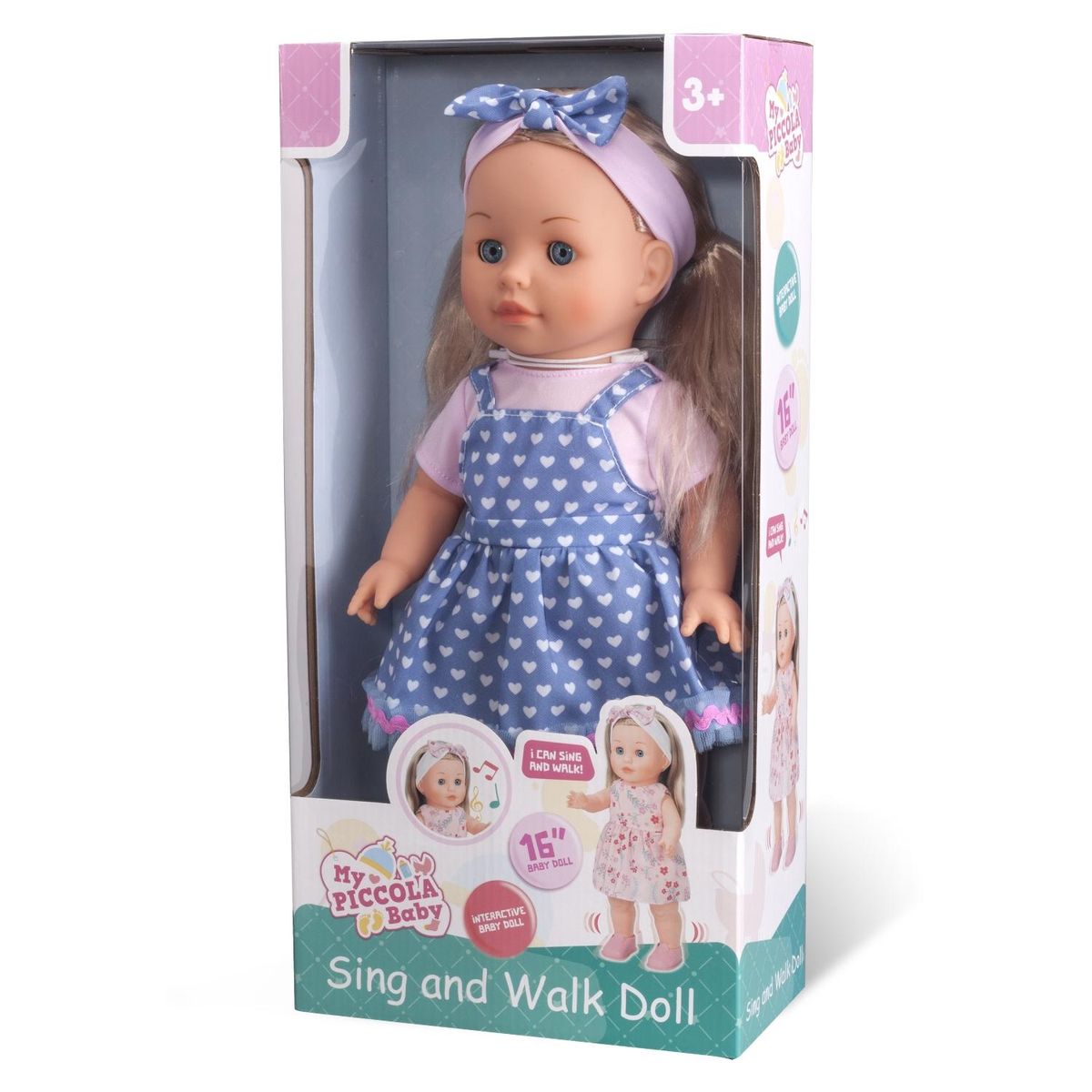 PICCOLA BABY - Muñeca Interactiva que Camina Y Canta Piccola Baby
