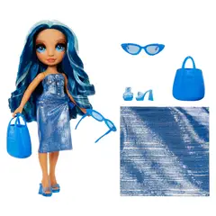 RAINBOW HIGH - Swim Style-Skyler (Blue)