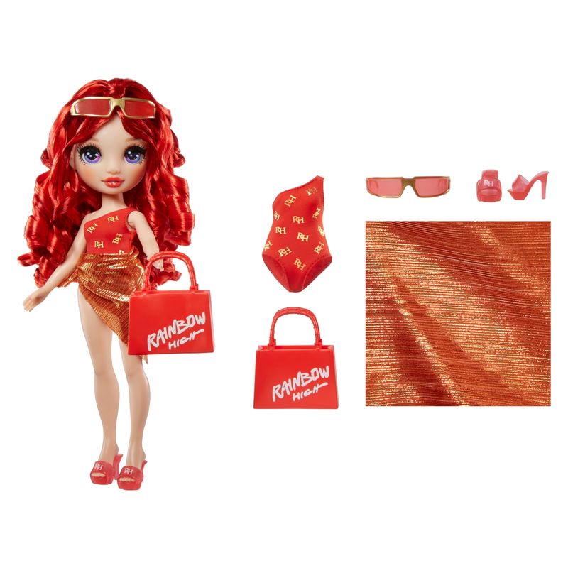 RAINBOW HIGH - Swim Style-Ruby (Red) Rainbow High