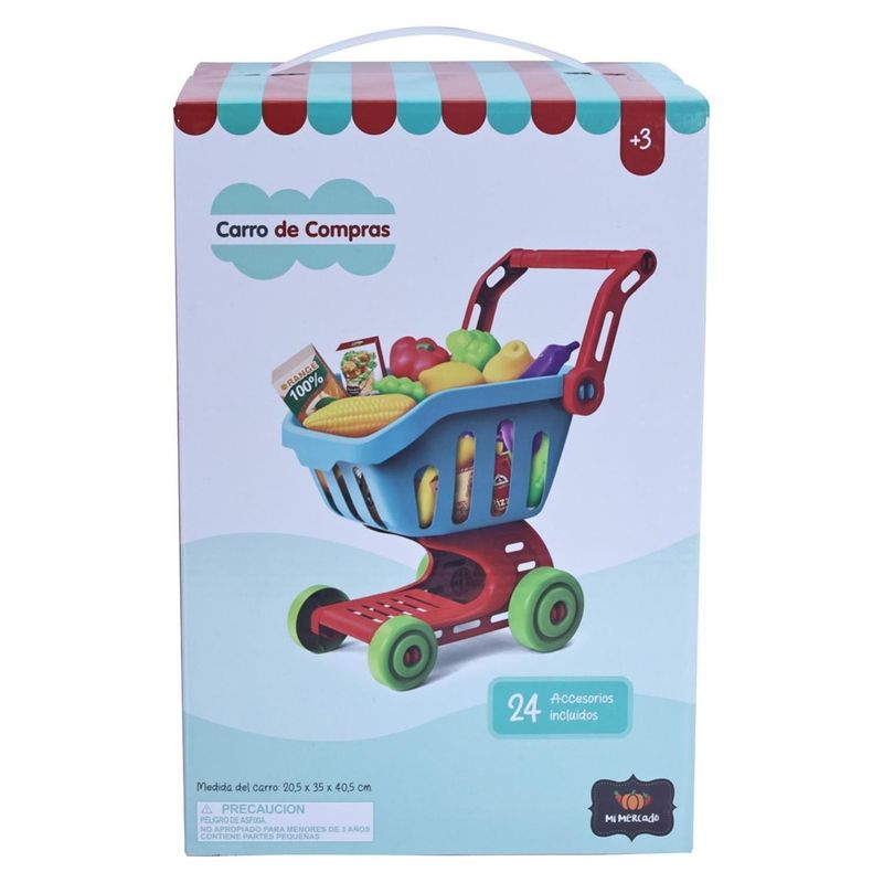 Carro Compra Juguete Carrito Verduras Juguete KIDS N PLAY Carrito