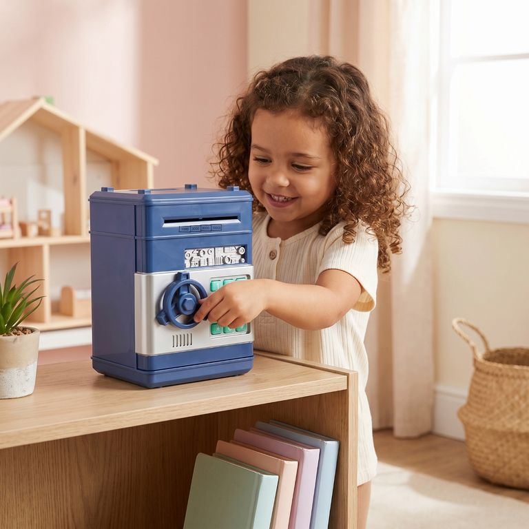 KIDS N PLAY Caja Fuerte Azul
