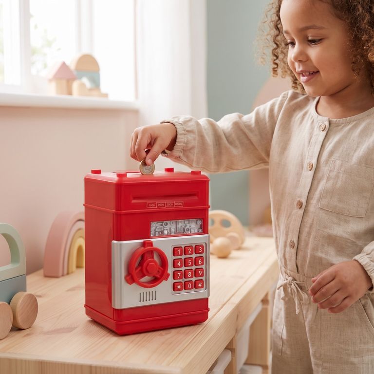 KIDS N PLAY Caja Fuerte Roja