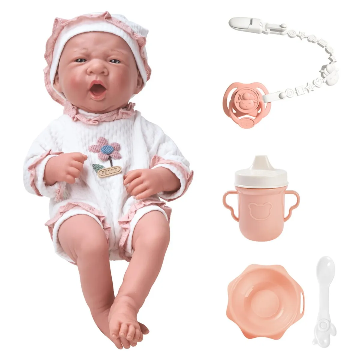 KIDS N PLAY - Muñeca Recien Nacida Bostezo Kids N Play