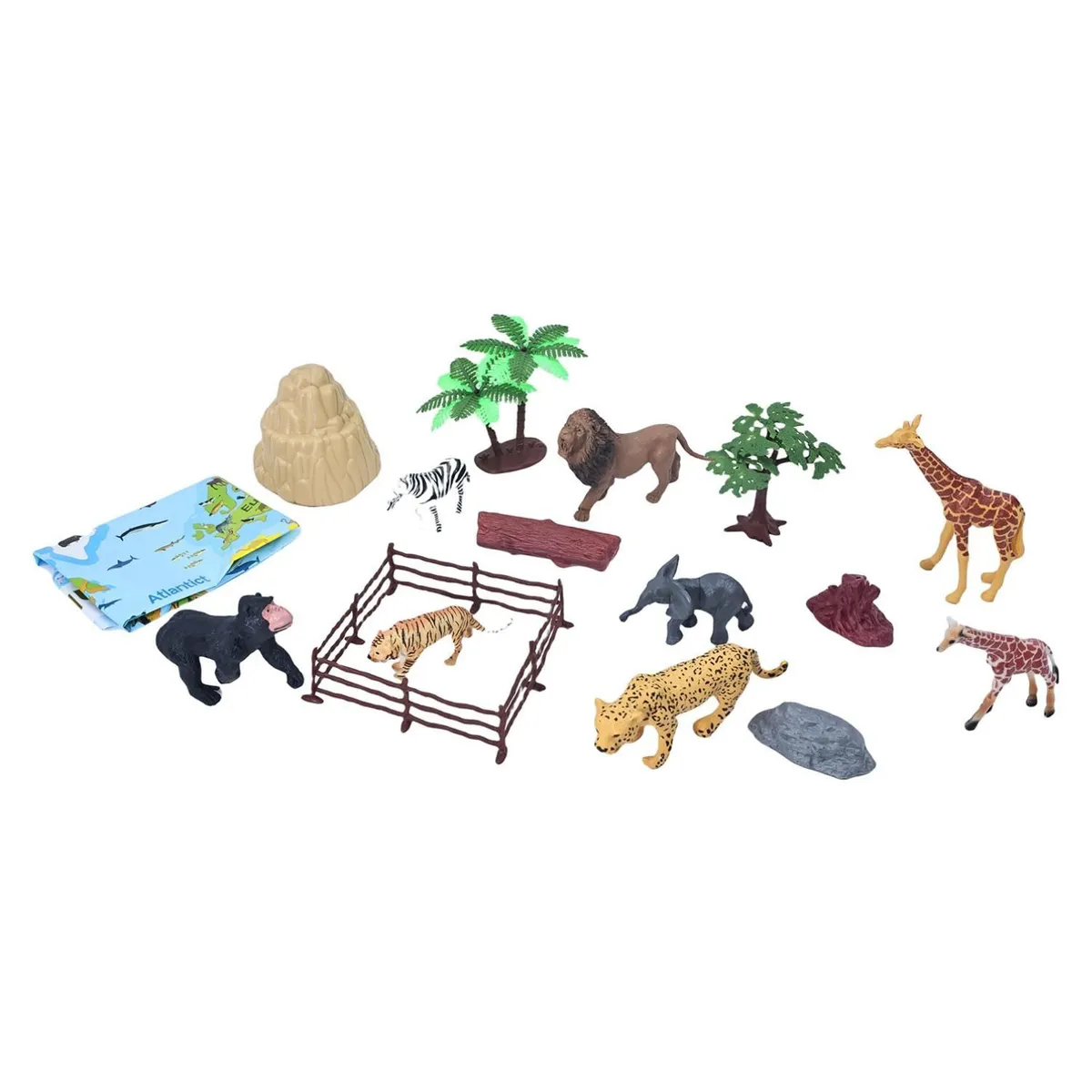 KIDS N PLAY - Balde Con Animales De La Jungla ( 19 piezas) Kids N Play