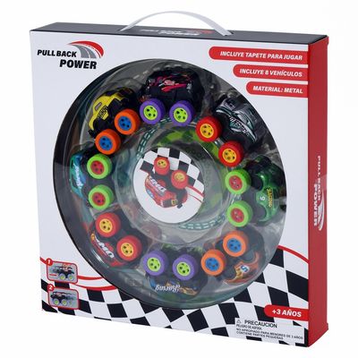 Imagen 2 del producto Pack X8 Carros Big Wheels Pull Back