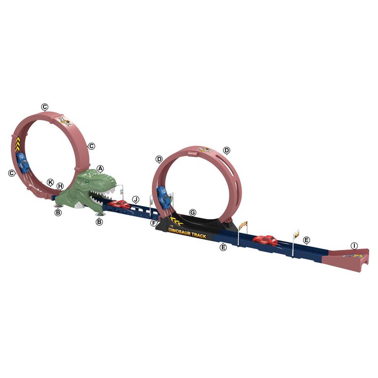 KIDS N PLAY Pista Trex Pequeña
