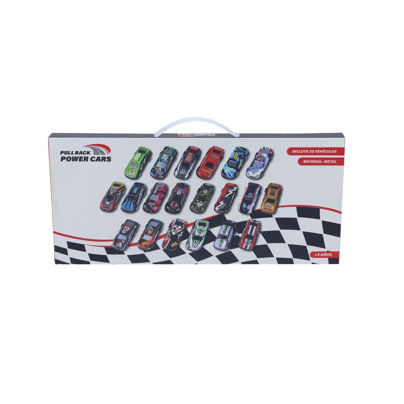 KIDS N PLAY - Pack X20 Die Cast Pull Back Kids N Play