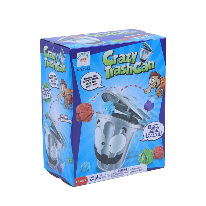 WIZCOM - Juego De Mesa Crazy Trash Can Wizcom