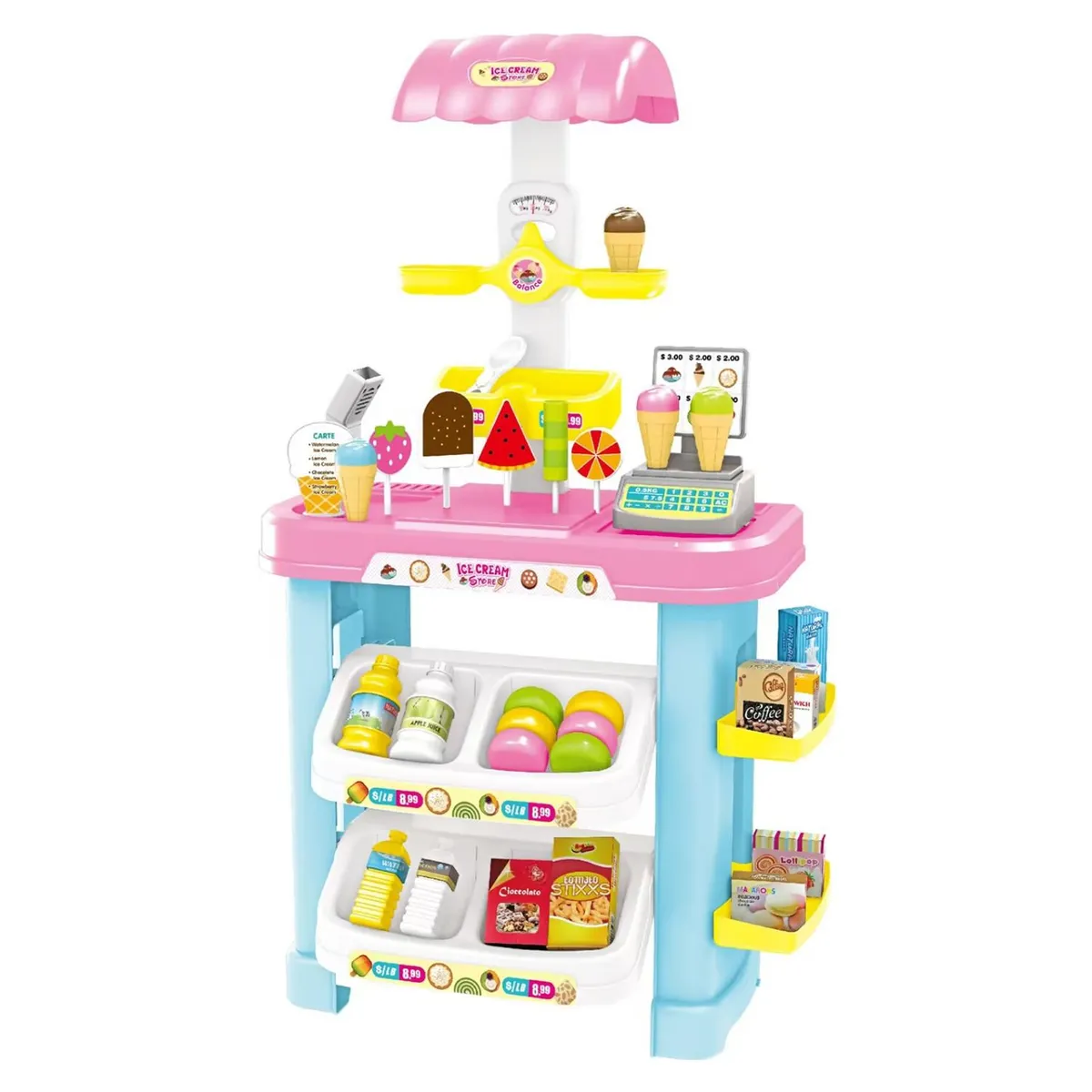 KIDS N PLAY - Tienda De Helados De Juguete 48 Piezas Kids N Play