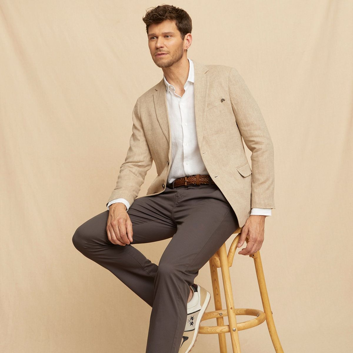 LA MARTINA - Blazer Lino Hombre La Martina