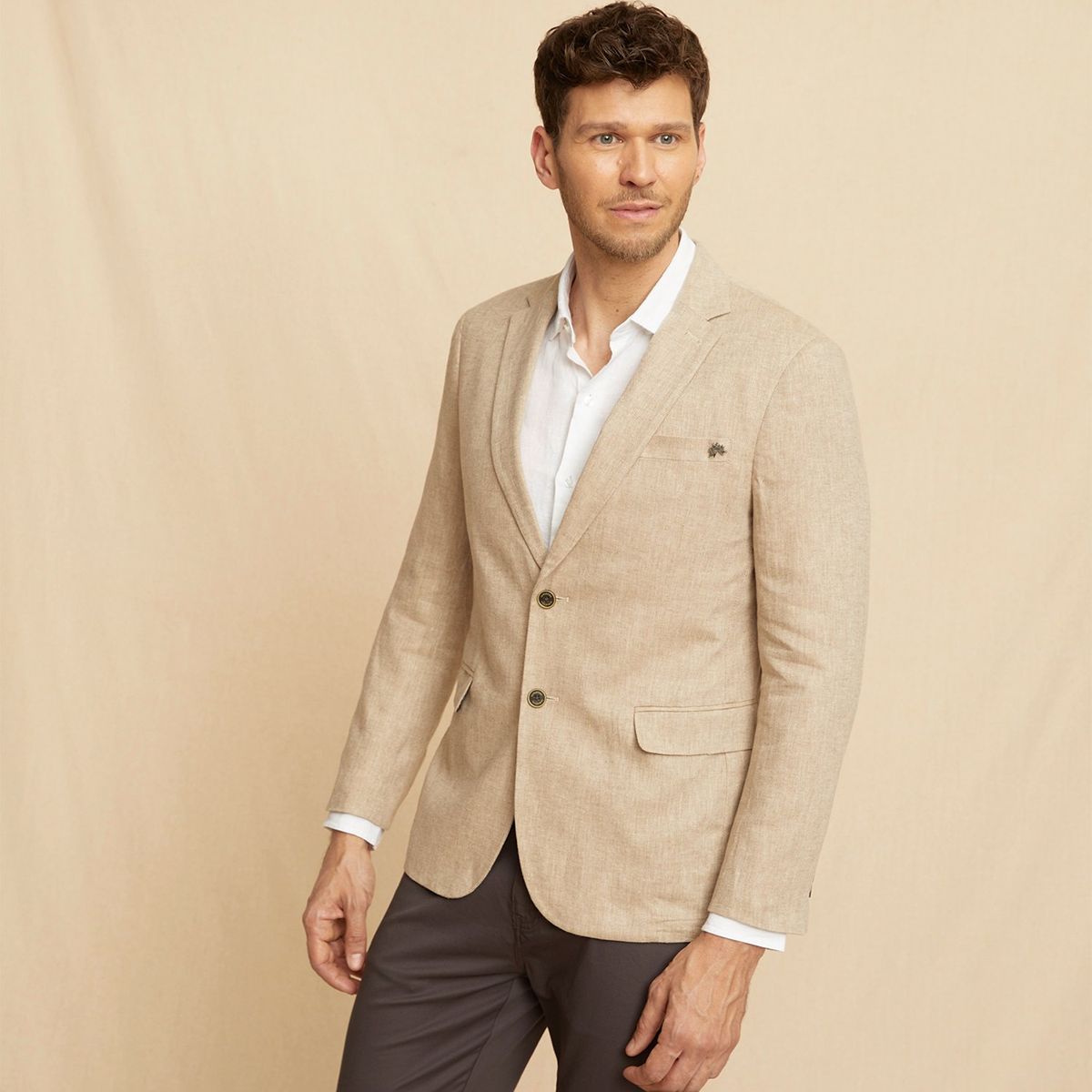 LA MARTINA - Blazer Lino Hombre La Martina