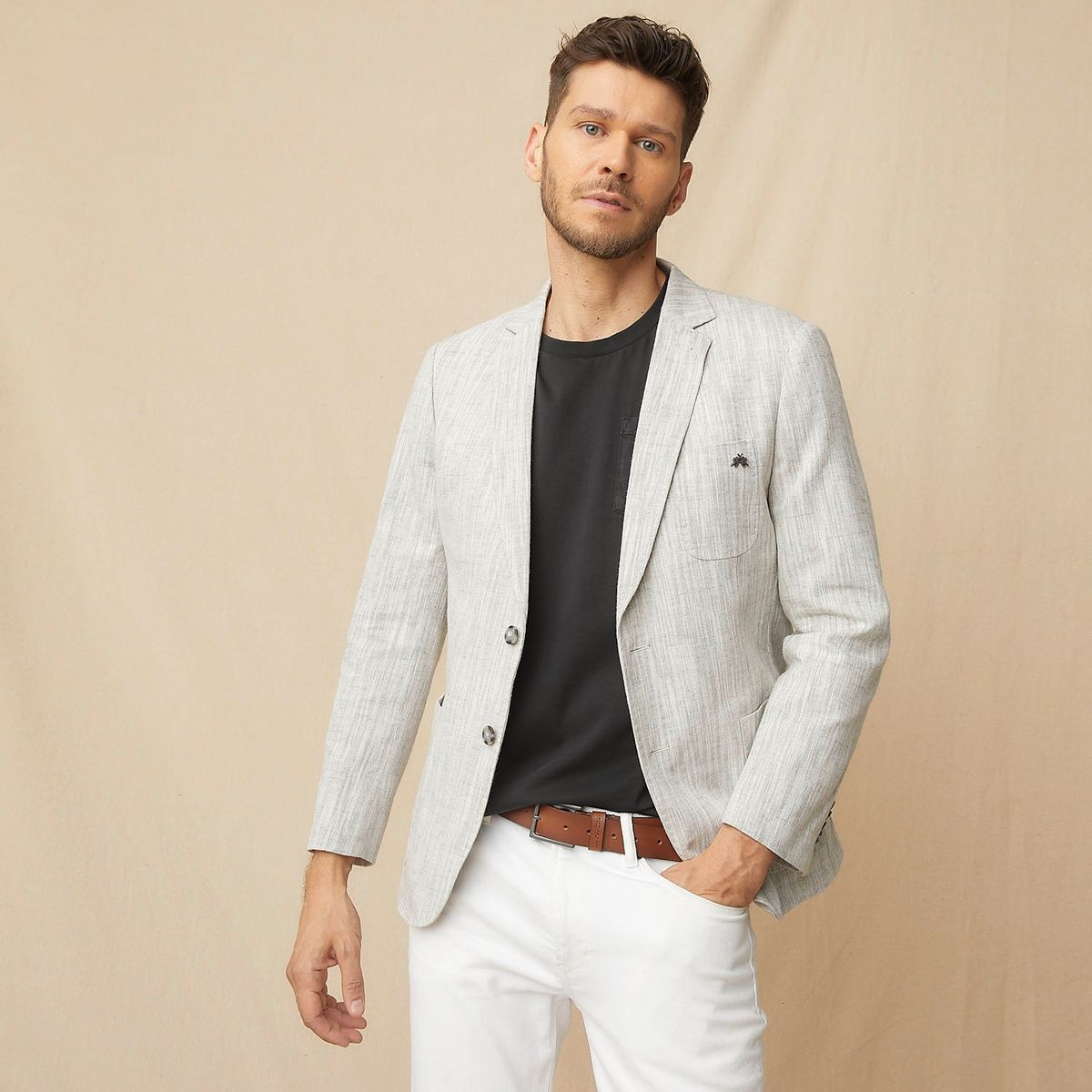 LA MARTINA - Blazer Lino Hombre La Martina