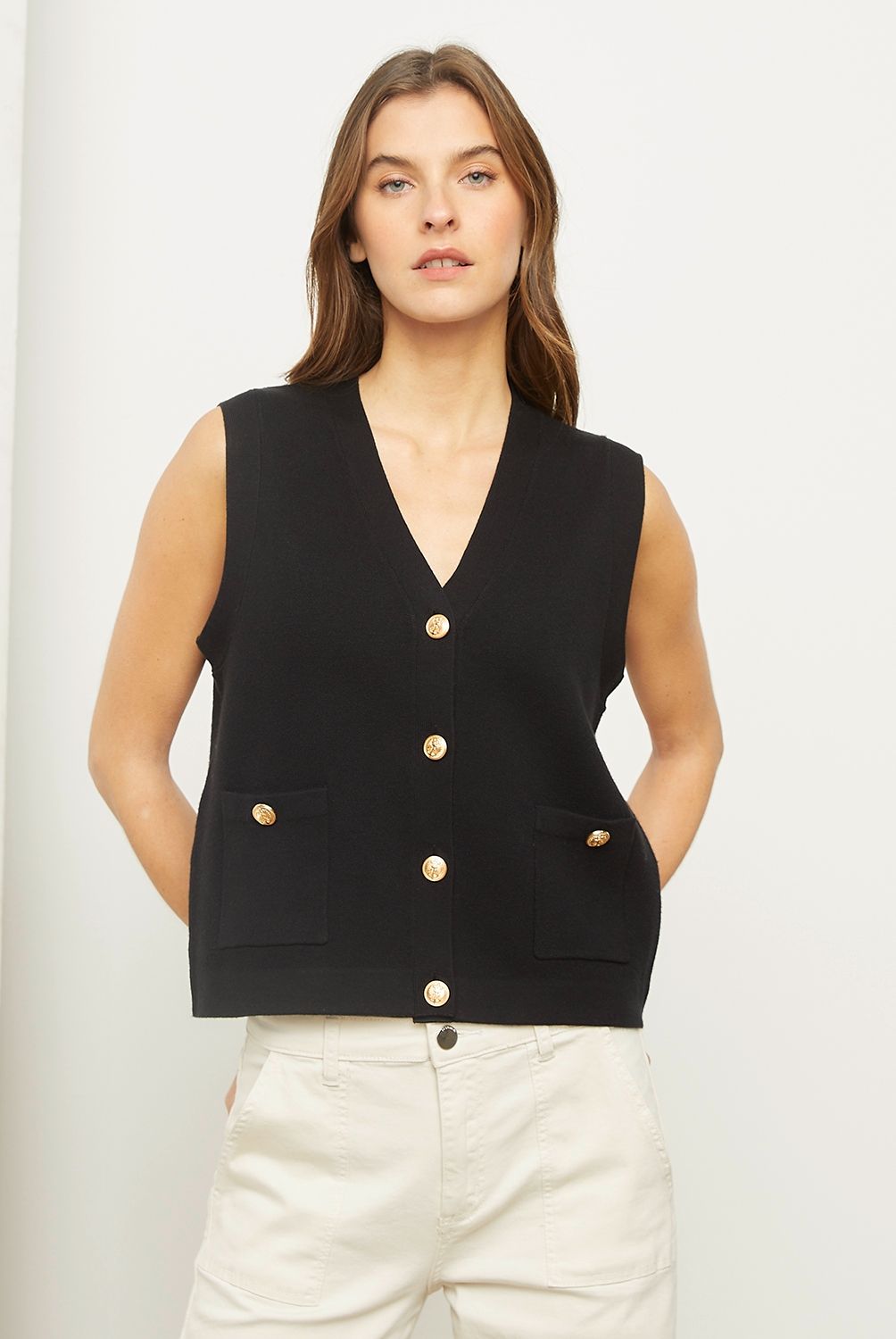 BASEMENT - Chaleco Sin Mangas Vest Mujer Basement