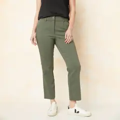 S COCCI - Pantalón S.cocci Slim Tiro Alto Mujer Casual Algodón