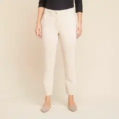 S COCCI - Pantalón S.cocci Slim Tiro Alto Mujer Casual Algodón