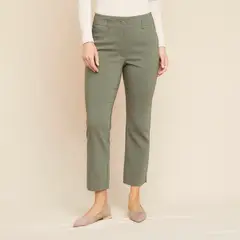 S COCCI - Pantalón Slim Tiro Alto Mujer