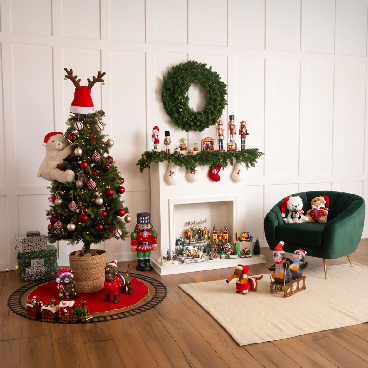 MICA - Guirnalda De Luces Led De Dulces Navideños 330 Cm Adorno Navidad Mica