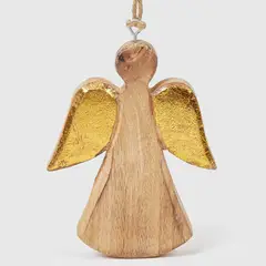 MICA - Adorno Colgante Wood Angel