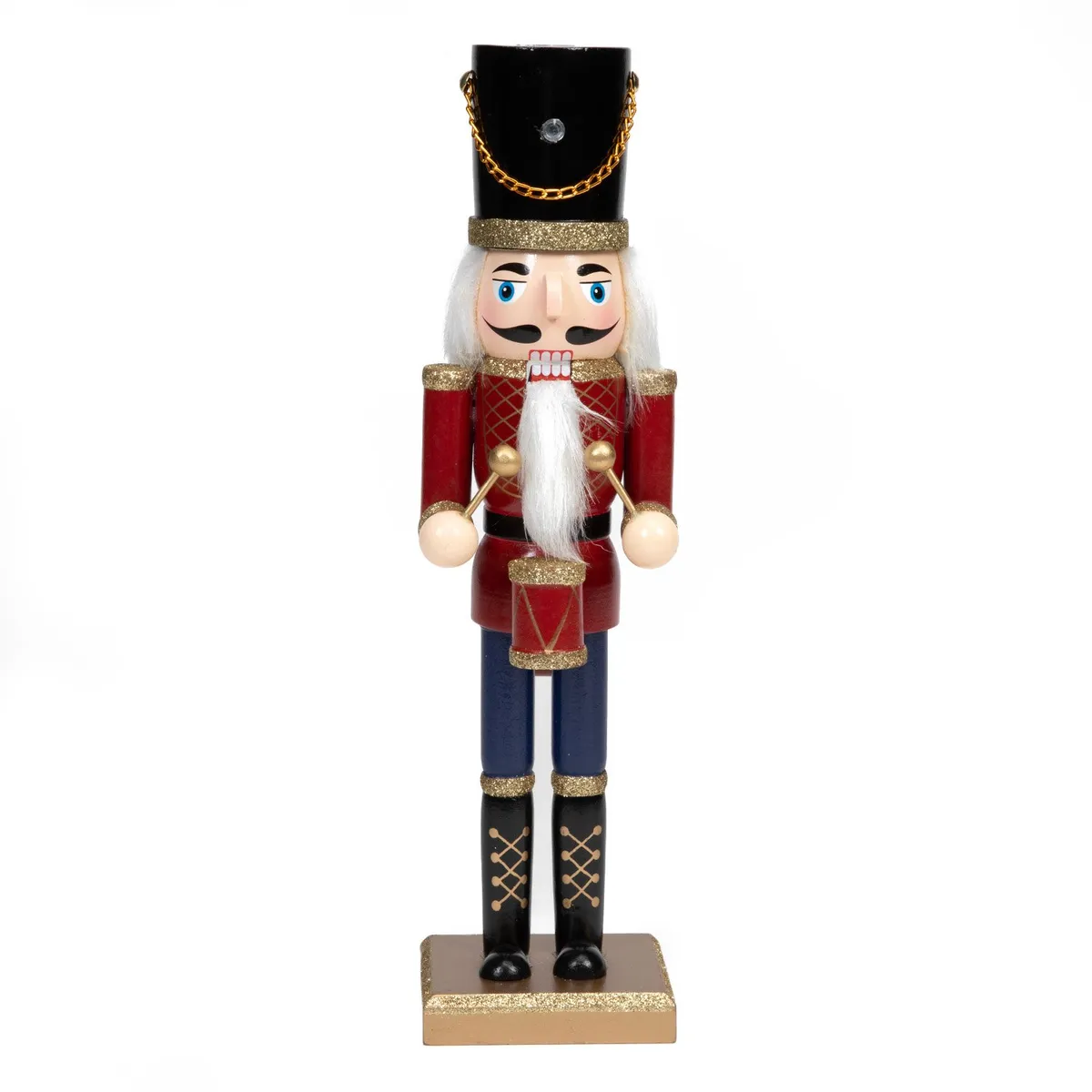 MICA - Cascanuez Con Tambor 30 Cm Adorno Navidad Mica