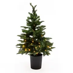 MICA - Árbol Navidad Pino Con Luces Led Con Luces 90X60