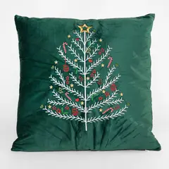MICA - Cojín Decorativo Navidad 45X45 Cm Árbol