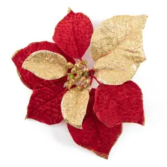 MICA - Flor Rojo Gold 20 Cm