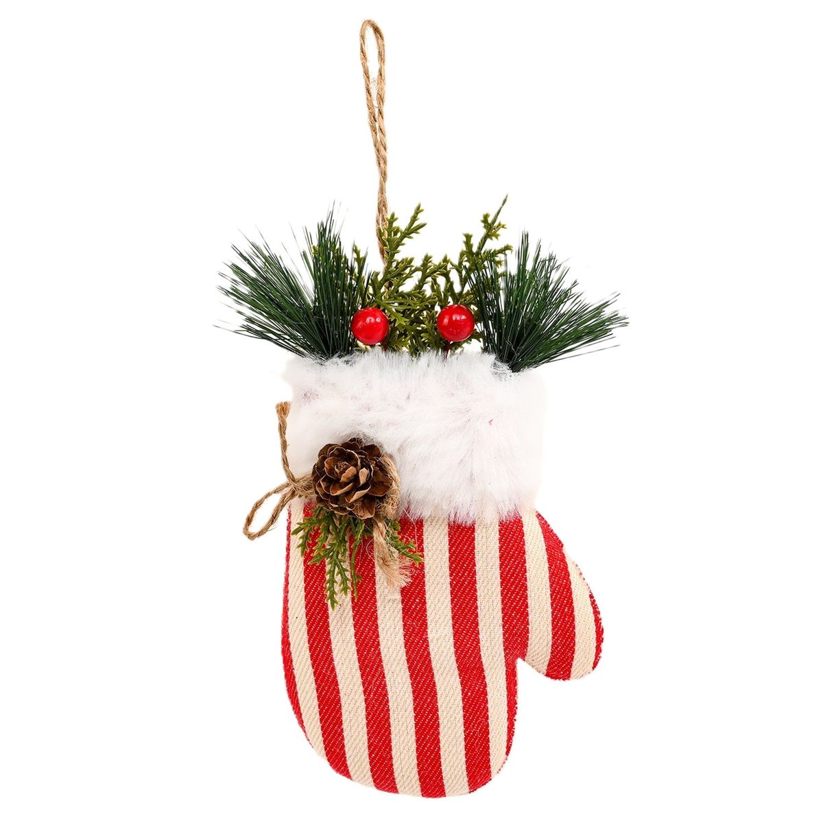 MICA - Adorno Colgante Guante 9X15.5 Cm Para Árbol Navidad Mica