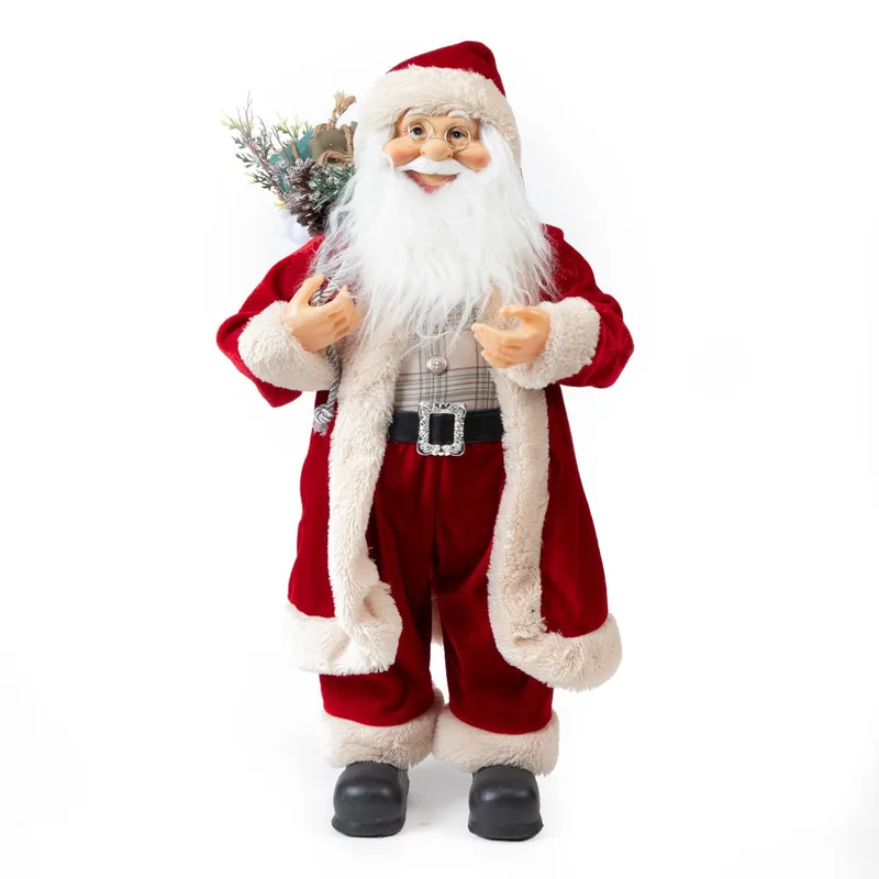 MICA - Santa Con Bolsa 30X20X60 Cm Mica