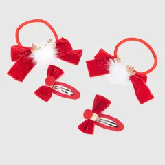 MICA - Clips Velvet Rojo