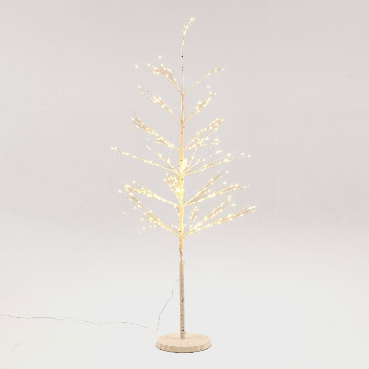 MICA - Árbol Navidad Pino Con Luces Led Blanco 120 Cm Mica