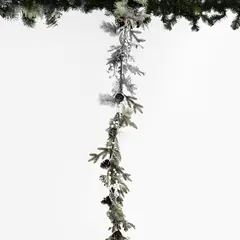 MICA - Guirnalda Árbol De Navidad Con Nieve 180 Cm