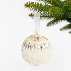 MICA - Adorno Bola Esfera Beads 7 Cm Para Árbol De Navidad