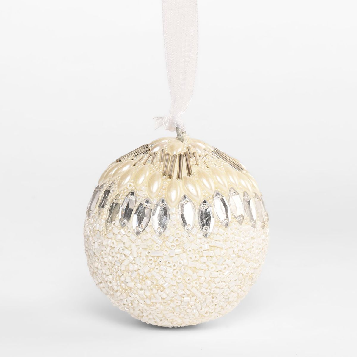 MICA - Adorno Bola Esfera Beads 7 Cm Para Árbol De Navidad Mica