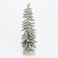 MICA - Árbol Navidad Nevado 40 cm Adorno Pino Decoración