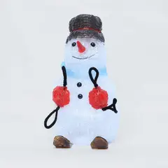 MICA - Adorno Snowman Rígido 25X31 Cm