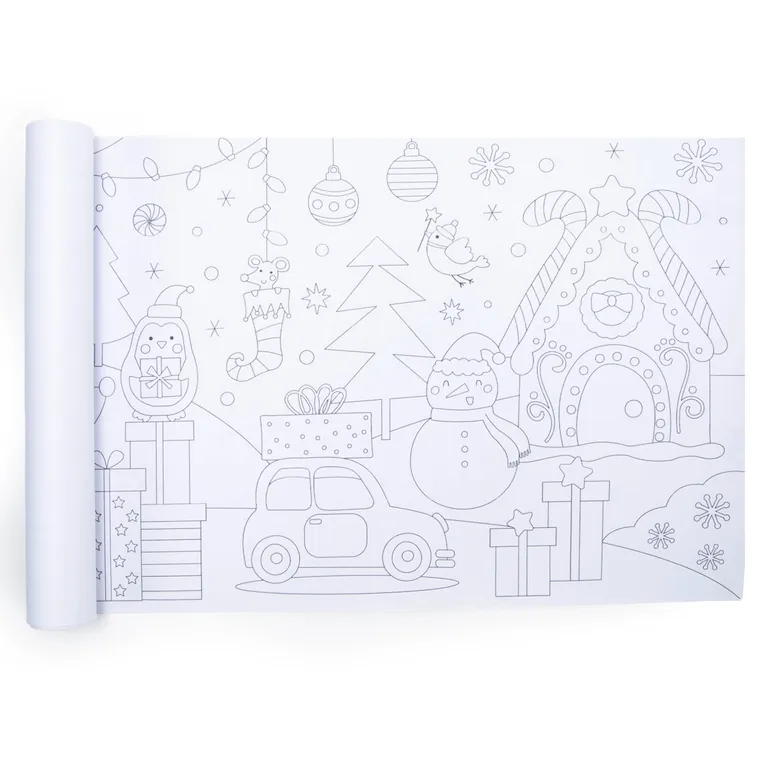 Set Rollo De Papel Para Colorear Pinturas