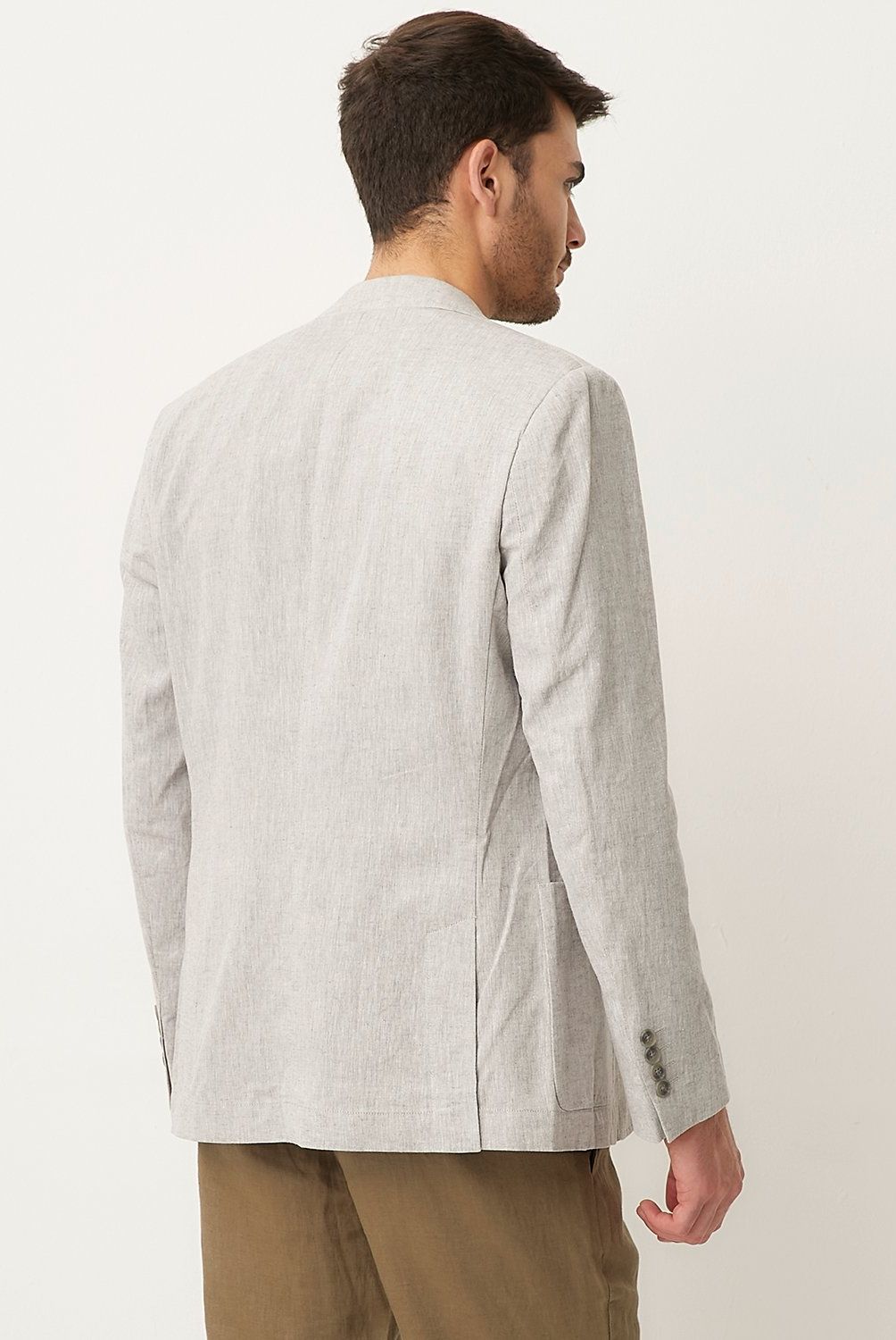 BASEMENT - Chaqueta Lino Hombre Basement