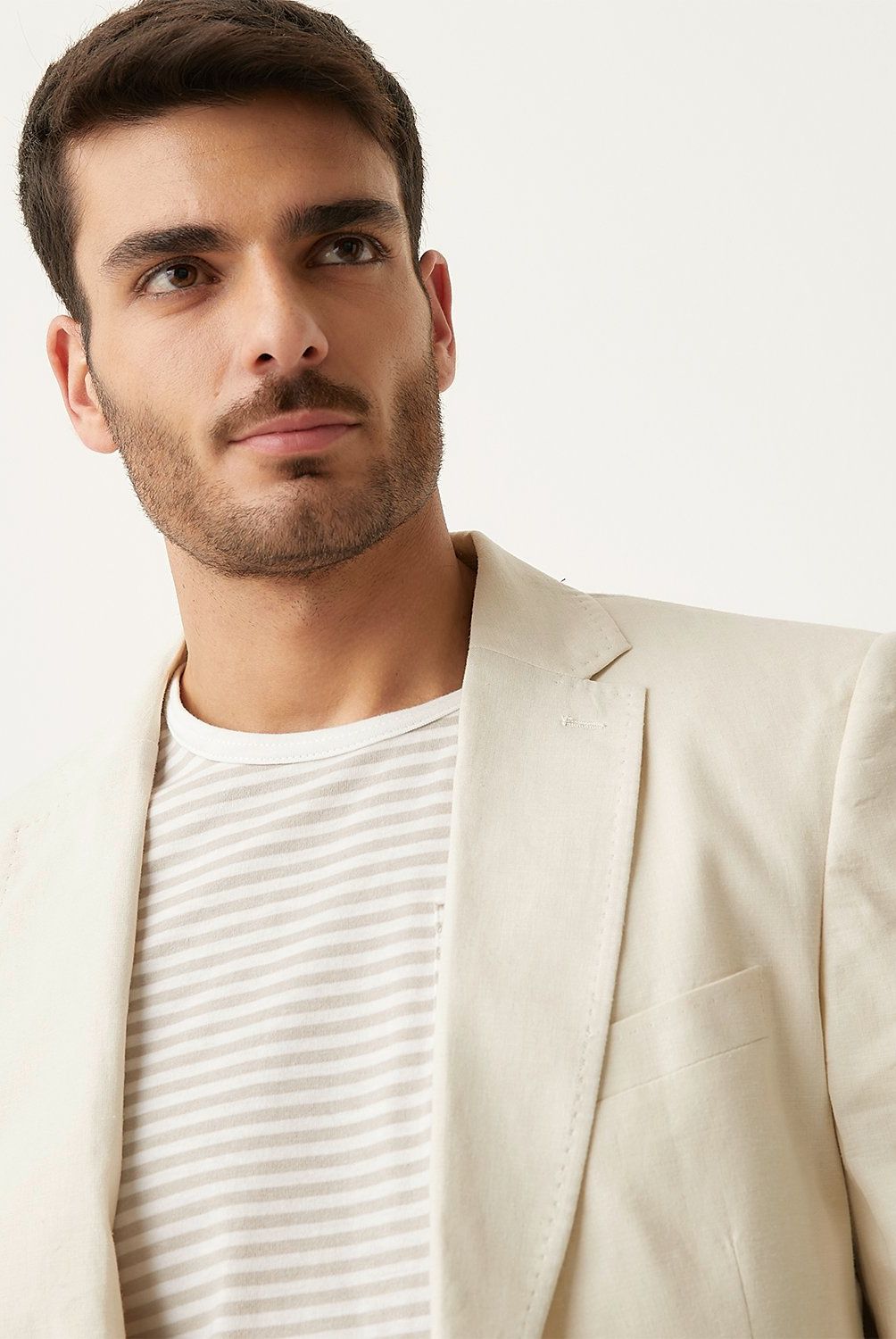 BASEMENT - Chaqueta Lino Hombre Basement